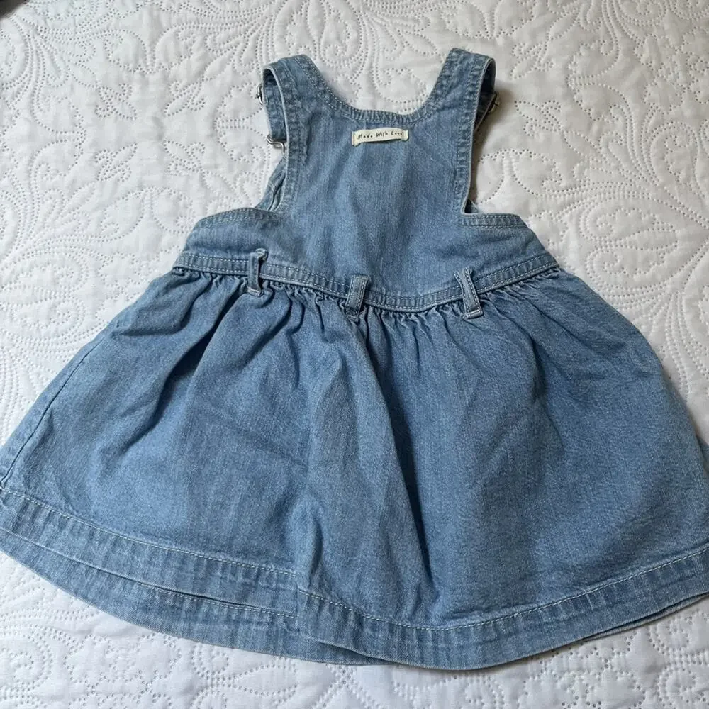 Gap Denim Skirtall Dress Size 6-12 Months